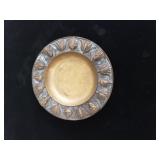Vintage brass Egyptian motif trinket dish