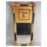 Vintage Empire style gilt frame mirror