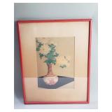 Takahashi Shotei signed woodblocn print