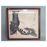 Signed Japanese woodblock prints