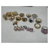 Group of costume jewelry
