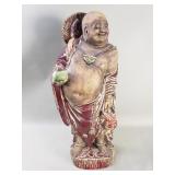 Japanese kutani ceramic figurine of Hotei
