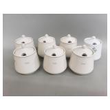 Six Mosa sugar bowls