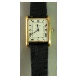 Cartier golb plated G20 wind-up watch