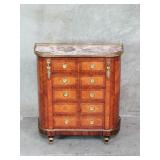 French Louis XV style chest of drawers with