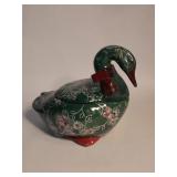 Vintage Chatsworth, CA porcelain duck cookie jar