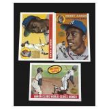 Lot of Hank Aaron Topps Archives baseball cards