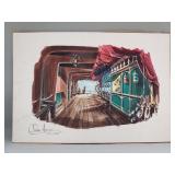 Watercolor painting signed by "Drane Assoc."
