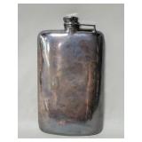 Apollo silver Co. silver plate flask