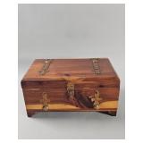 Vintage Donald F. Duncan cedar keepsake box