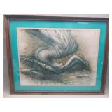 Large Saint Genies signed/numbered lithograph