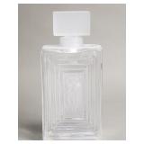 Lalique crystal "Duncan No. 3" perfume bottle