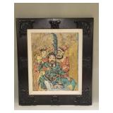 Vintage signed oil on canvas