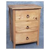 Vintage pine nightstand