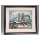 Signed Impressionist oil on canvas