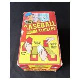 1982 Topps Baseball Album Stickers box