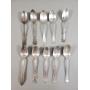 Group of sterling silver spoons