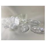 Group of glass bowls and side dish