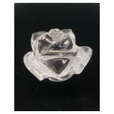 Waterford crystal rose paperweight