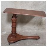 W. Hodges oak reading table