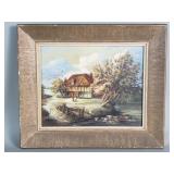 Signed Glenn F. Bastian, Impressionist style oil