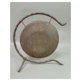 Vintage Chinese brass gong