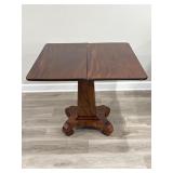 Antique American Empire-style game table