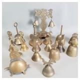Group of vintage brass bells