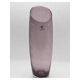 Vintage Royal art glass amethyst vase