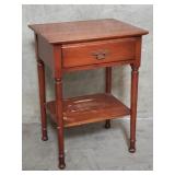 Stickley cherry wood single-drawer nightstand