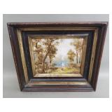 Vintage signed oil on canvas