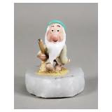Ron Lee signed Disney sculptures on an onyx base