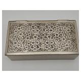 Vintage Grammes Inc. engraved metal cigarette box