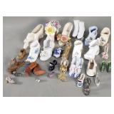 Group of miniature shoes