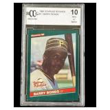 1986 Donruss Barry Bonds rookie card