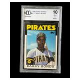 1986 Topps Barry Bonds rookie card