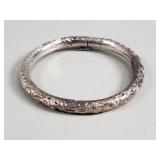 Vintage silver bangle bracelet