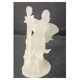 Translucent carved-style resin female figure