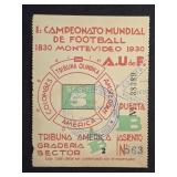 1930 FIFA World Cup ticket stub