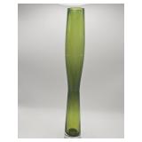 Mid-century Finnish green glass vase, attributed