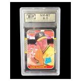 1987 Donruss Mark McGwire rookie card