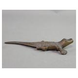 Vintage Chinese lizard letter opener