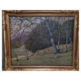 California Impressionist style oil on canvas,
