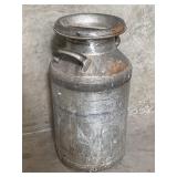 Vintage metal milk can