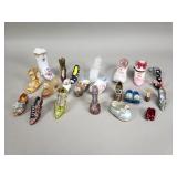 Group of porcelain, ceramic, glass