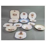 Group of vintage King Edward VIII porcelain plates