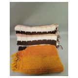 Pair of hand made afgans