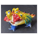 Hand painted signed ceramic bank