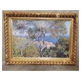 Framed reproduction in the style of Claude