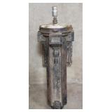 Antique electricfied cast iron sconce